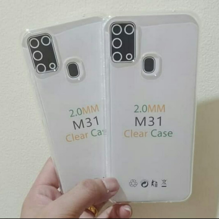 C/C- Softcase Clear Case Pelindung Hp Case Transparan Silikon Samsung M31 by POA