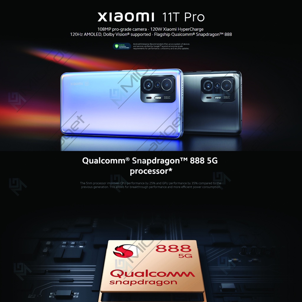 Xiaomi 11T Pro Mi 11T Pro 8/256 Garansi Resmi