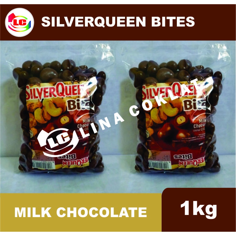 silverqueen bites almond &amp; milk chocolate 1kg