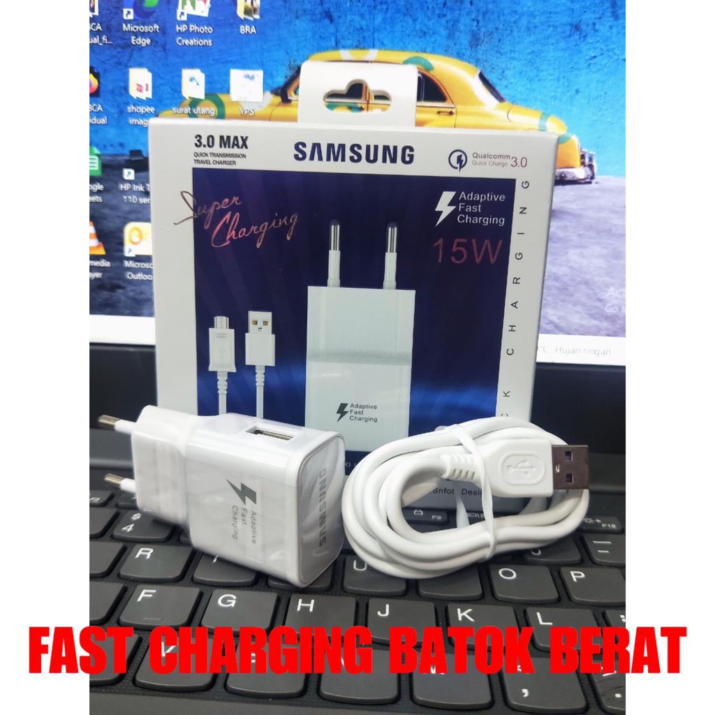 Charger Samsung S6 xwin pack biru 3.0 MaX A10 M10 J2 J3 J4 J5 J6 J6+ A5 A6 plus j2 prime