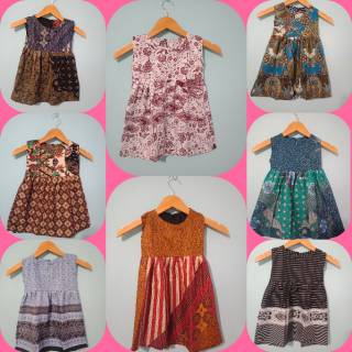  COD BAYAR DI  TEMPAT DRES BATIK  ANAK  BAJU  BATIK  ANAK  