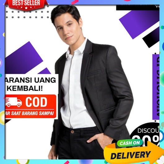 Baju Jaz Blazer Pria Remaja Keren Pesta Kondangan Modis Casual Model M Best Seller Jas Pria Murah