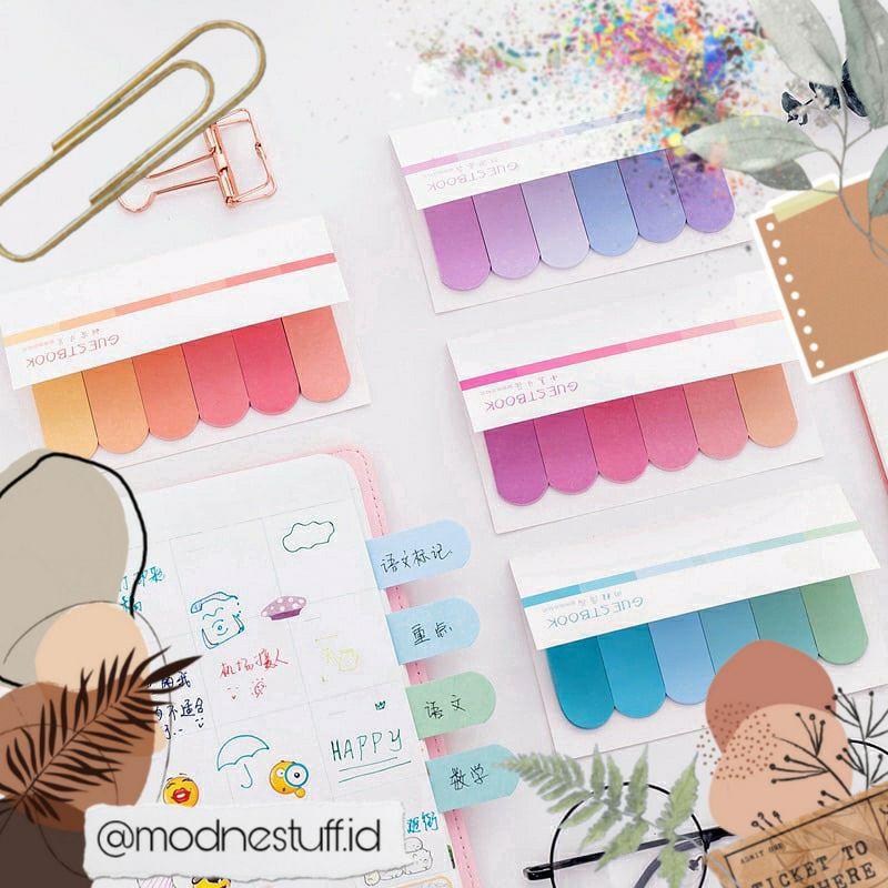 

Kertas Memo Sticky Notepost It Untuk Pembatas Buku
