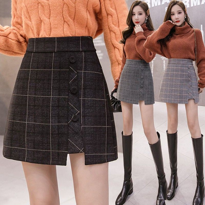 Jual Lovely Minju Skrit Korean Skrit Rok Mini Autumn Skrit Korean Mini Skrit Rok Pendek