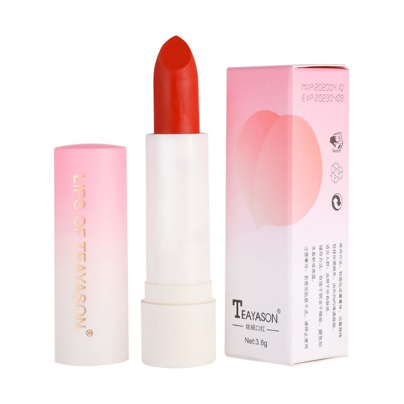 Matte Velvet Texture Lip Gloss TEAYASON Original Lipstick Moisturizing Lip Tint Waterproof Terlaris