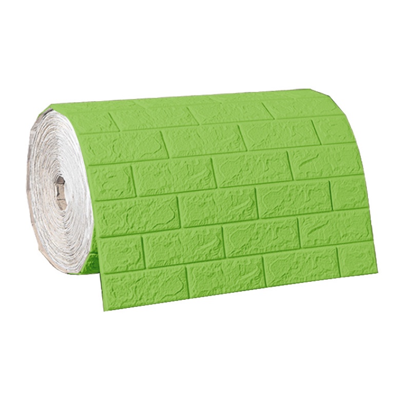 PROMO !! Bisa COD Wallpaper Sticker 3D Foam Anti Air Wallfoam Dinding Rumah Berkualitas(Seri A) Bata-1