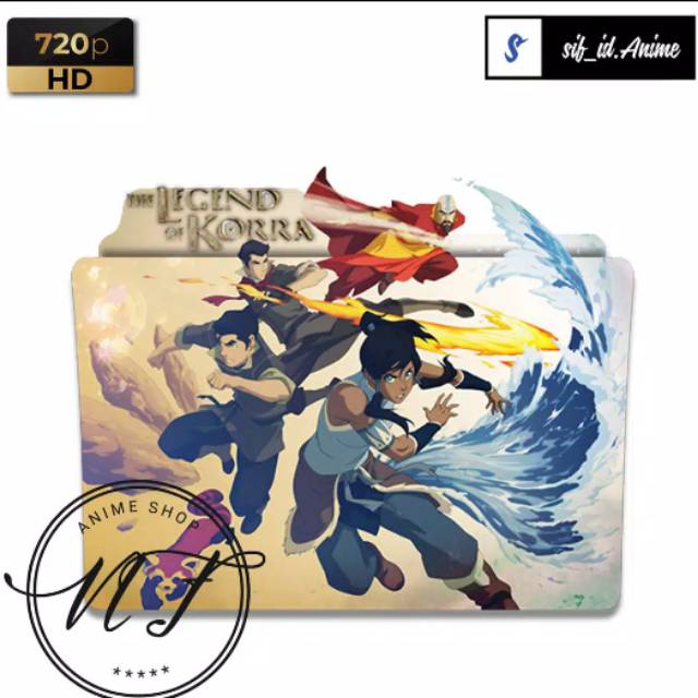 DVD ANIME AVATAR THE LEGEND OF KORRA BOOK 1 - 4 SUB INDO LENGKAP