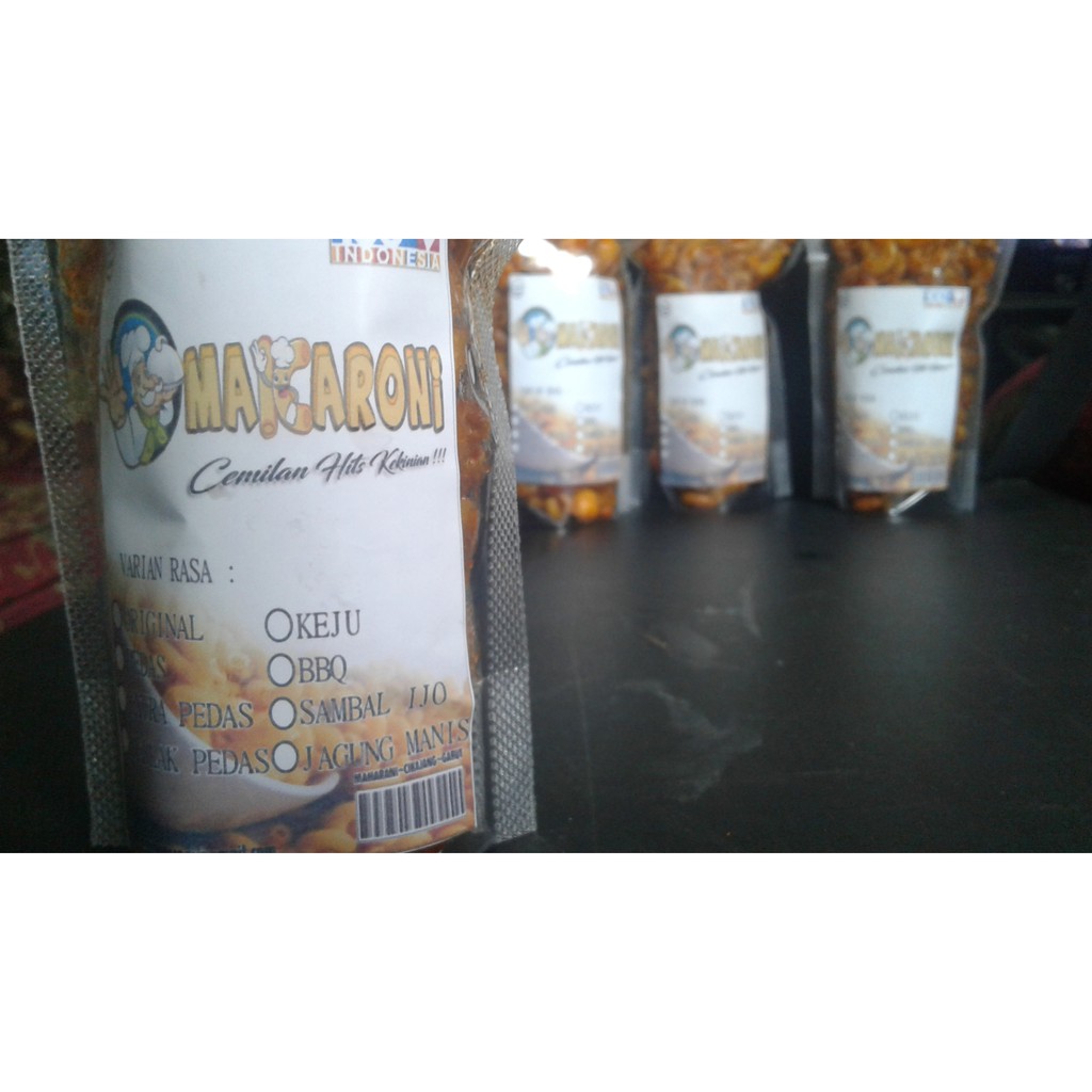 

Cemilan makaroni 100% asli Garut