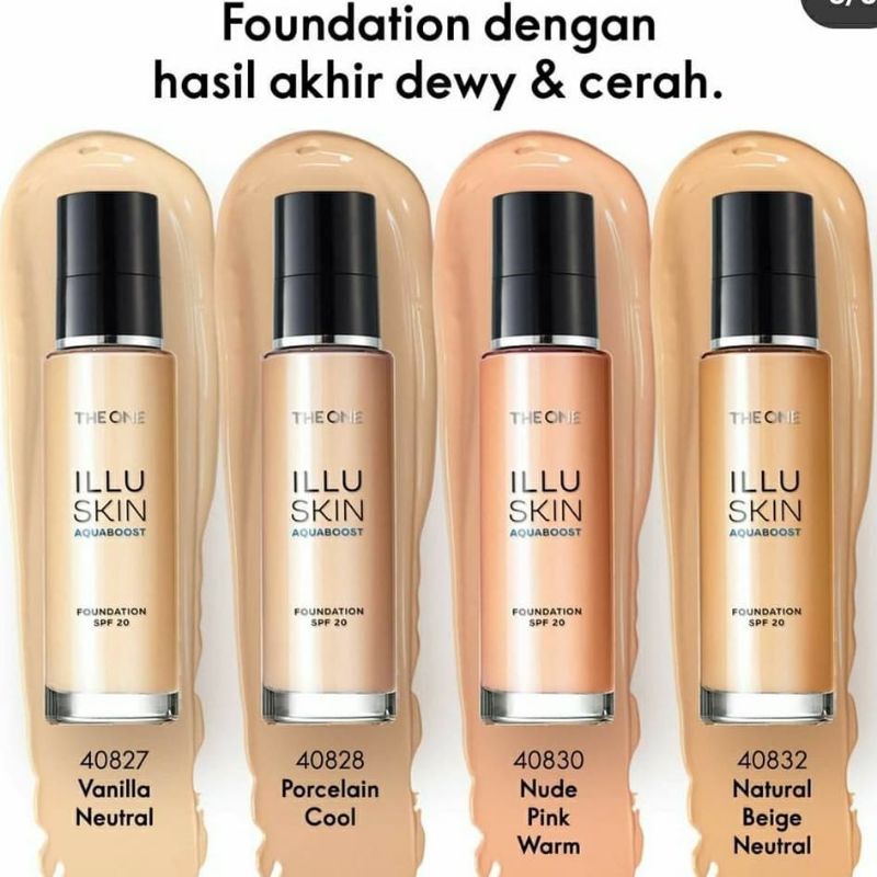 The One Illuskin Aquaboost Foundation SPF 20