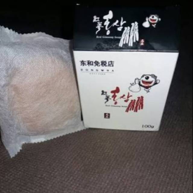 RED GINSENG SOAP DONGWHA asli produk korea