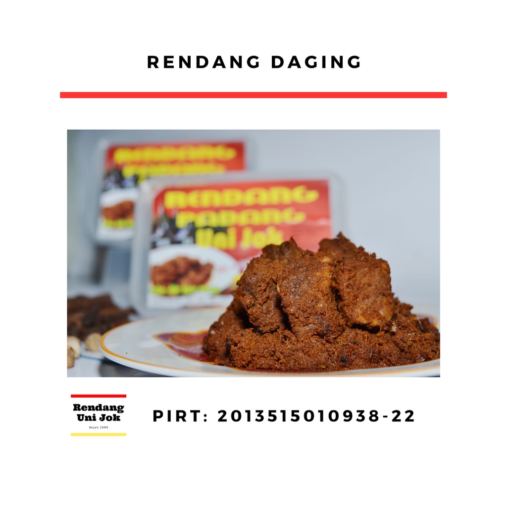 

Rendang DAGING HATI PARU 1 KG By Rendang Padang Uni Jok