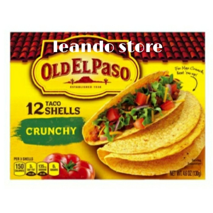 

Old El Paso 12 Taco Shells Crunchy 130g