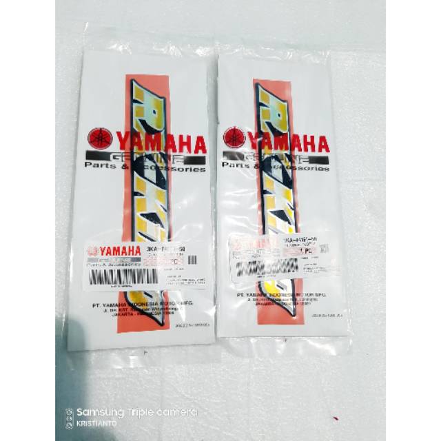 Emblem striping box bok tutup aki rxking rx king 2006 original