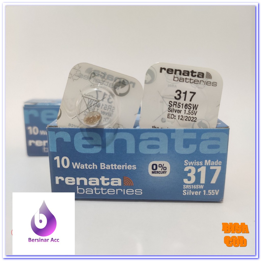 BATERAI BATTERY RENATA 317 SR516SW ORIGINAL