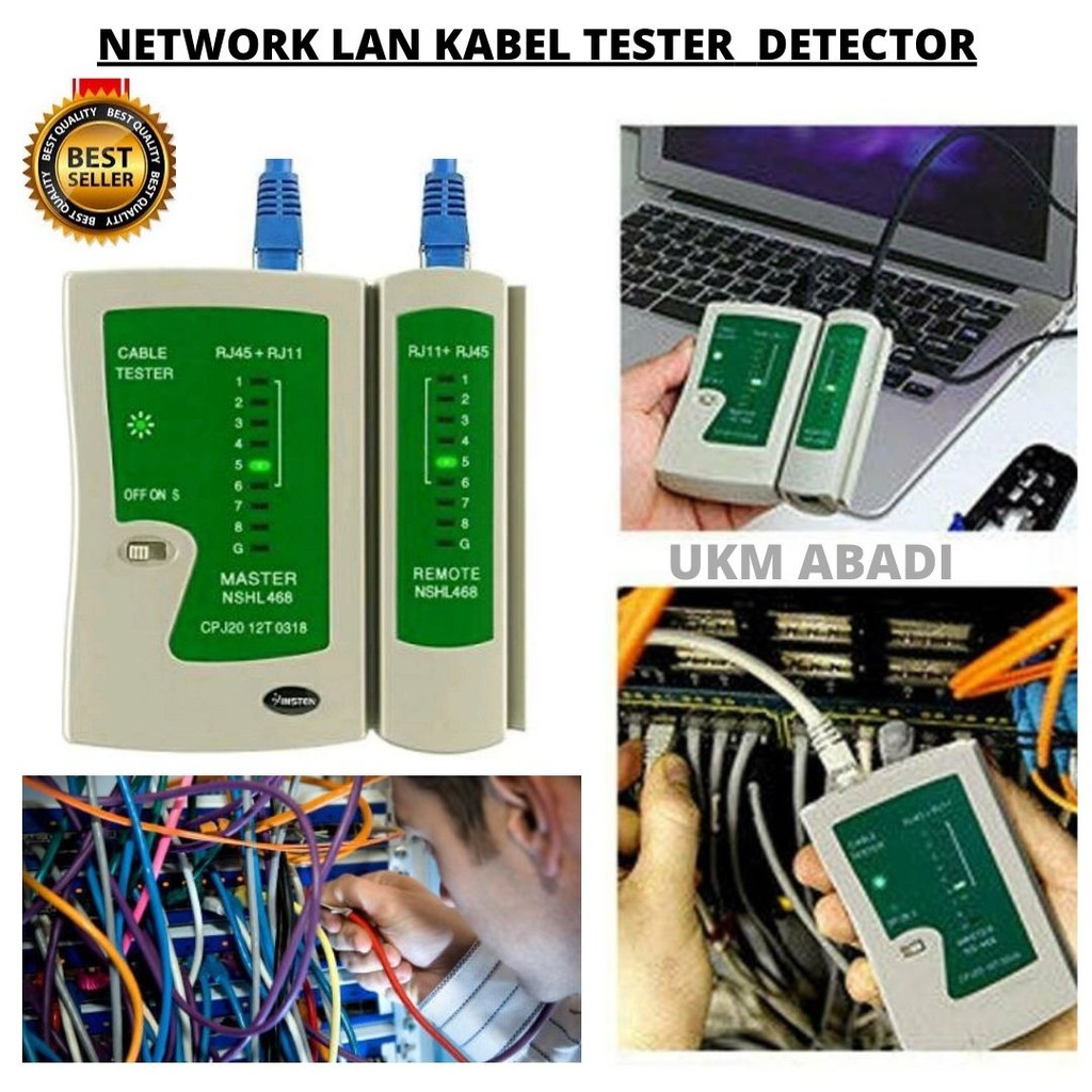 Network Lan Kabel Tester Wire Line Detector Jaringan Komputer  113175