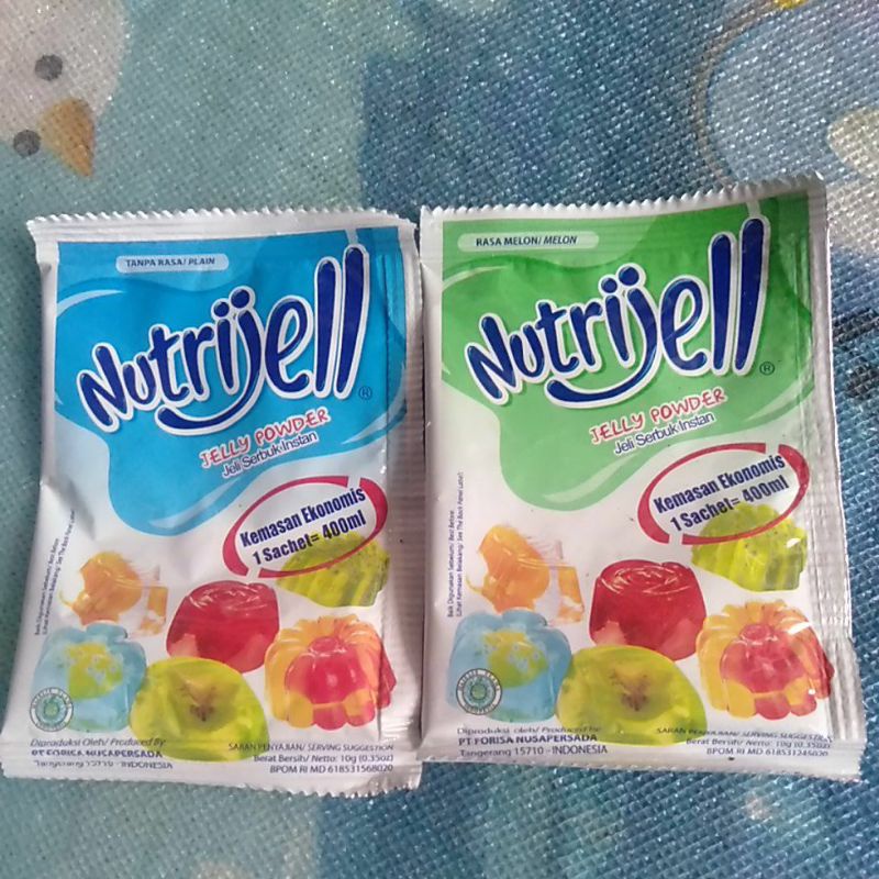 

NUTRIJELL JELLY POWDER / JELI SERBUK INSTAN / KEMASAN EKONOMIS 1 SACHET 400 ML