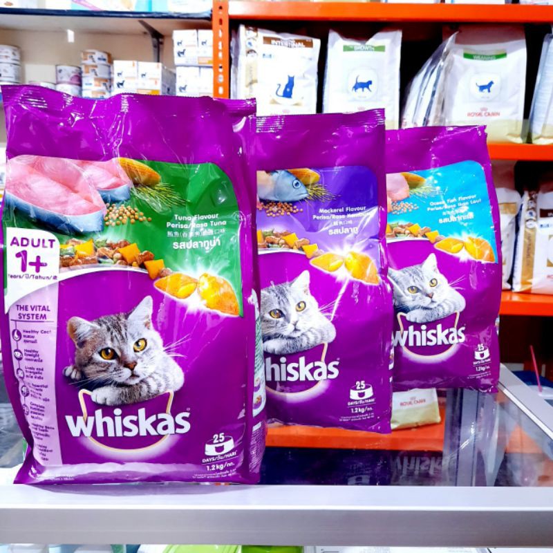 Whiskas dry food 1.2kg fresh pack