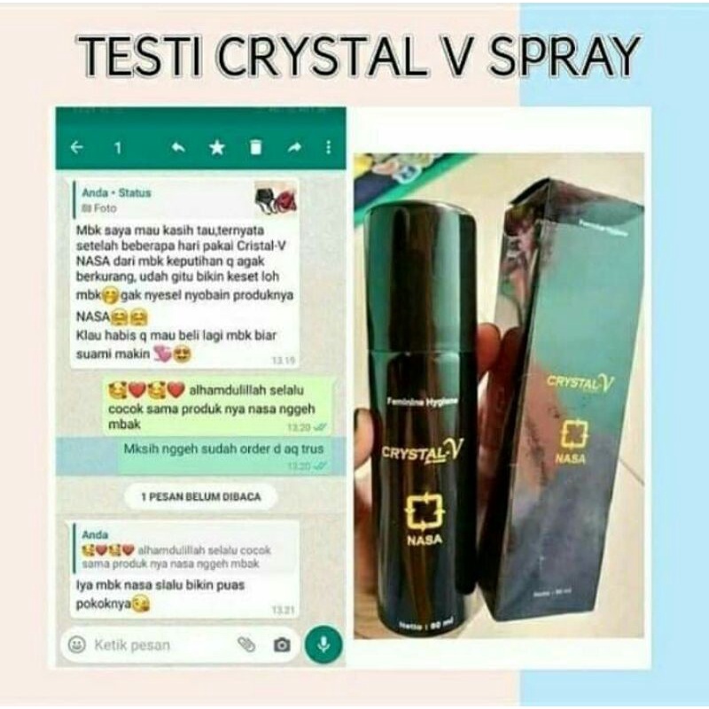 Crystal V Spray Nasa