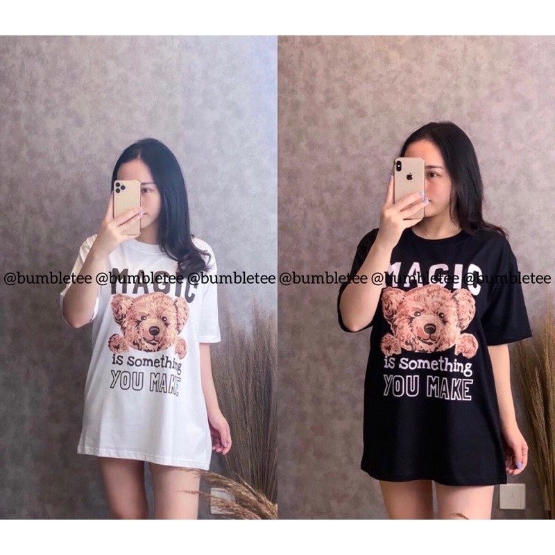 Kaos Oversize Wanita Atasan Wanita Jumbo Bahan Cotton Combed 30s