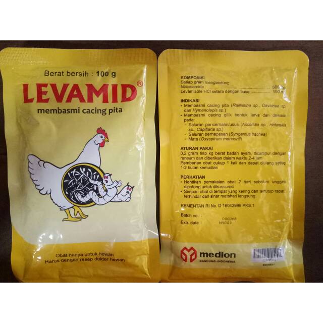 Obat cacing Levamid