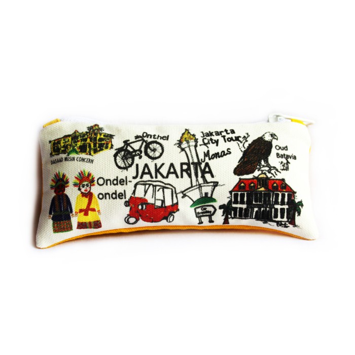 

Tempat Pensil Pouch Anak Kanvas Souvenir Khas Jakarta CP2 007