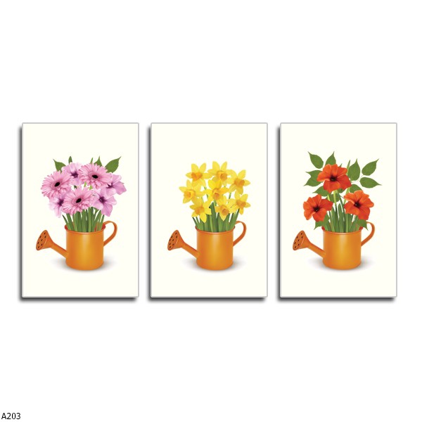 Hiasan Dinding / Wall Decoration / Pajangan Rumah 20cm x 30cm Tema Bunga A203