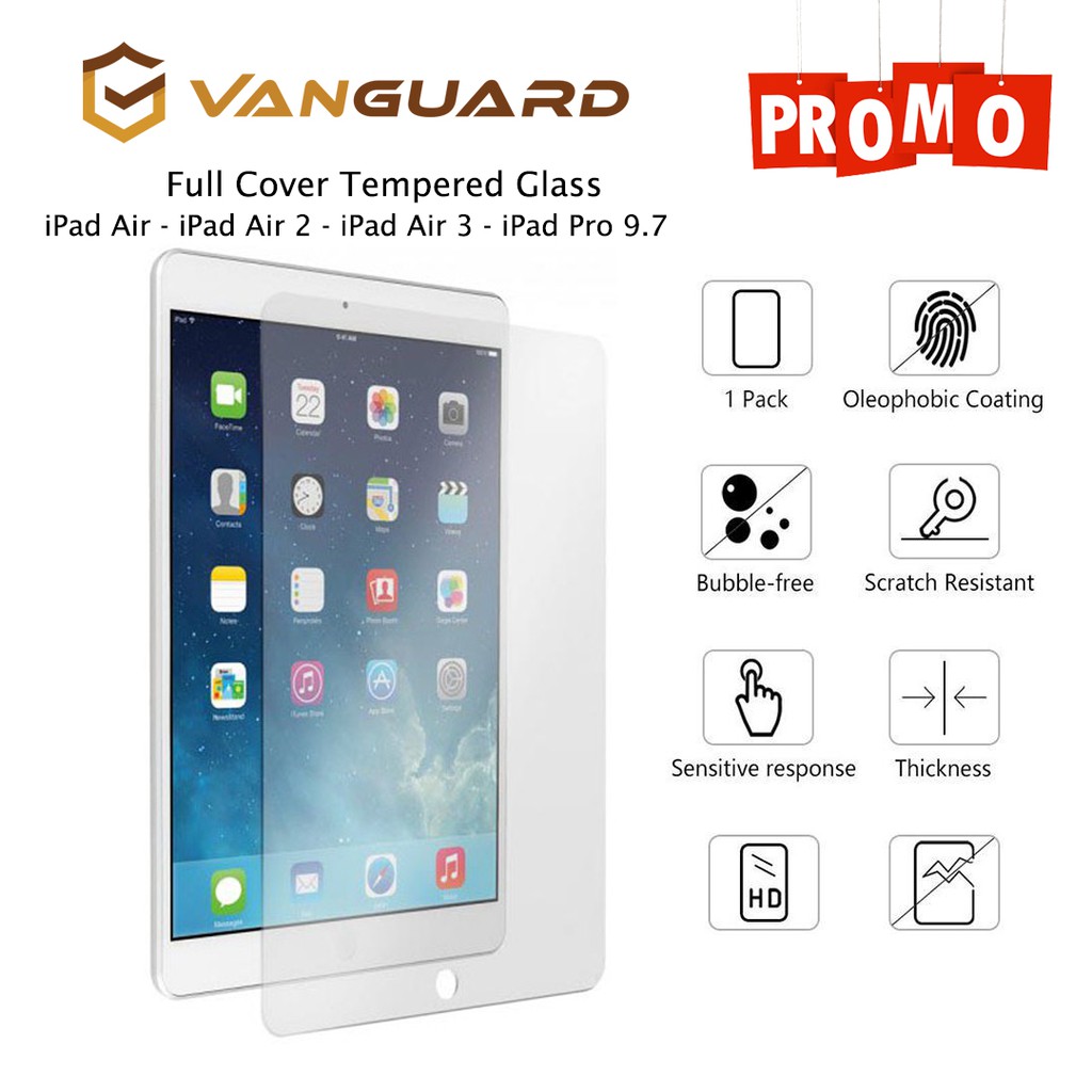 Vanguard Tempered Glass iPad Air iPad Air 2 iPad Air 3