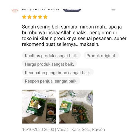 BUMBU Instan ENAK Samara Micron OPOR / EMPAL GENTONG / RAWON/ GEPUK/ SOTO BETAWI/ TOM YUM/ SEBLAK / KUAH BAKSO - Tokomart Shop