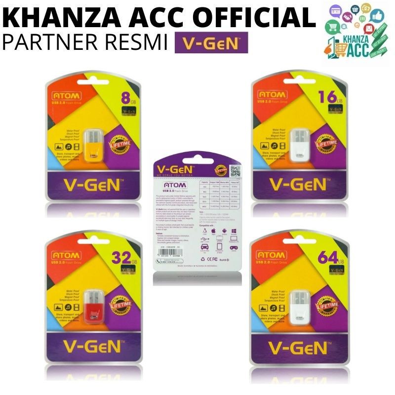 KHANZAACC FLASHDISK VGEN ATOM 8GB