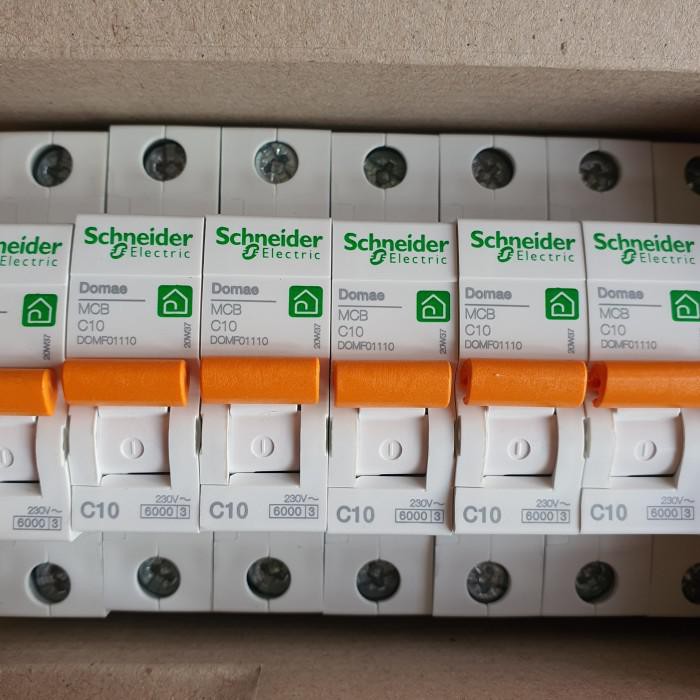 Saklar Listrik | Mcb Schneider Domae 1 Phase 6A/10A/16A/20A
