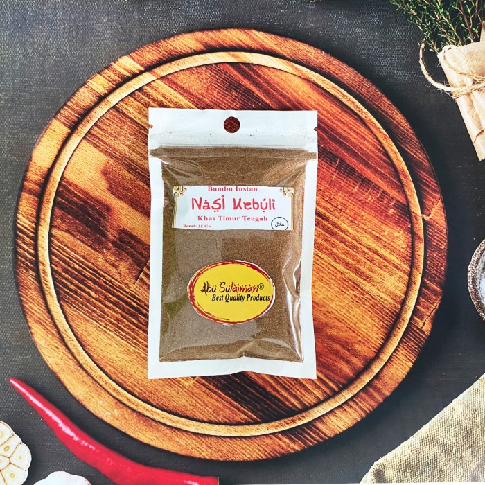 

Lebih Hemat! Bumbu Kebuli Abu Sulaiman untuk ukuran 1 Liter Beras