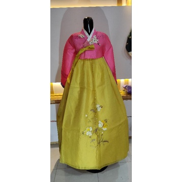 hanbokkorea modern kuning