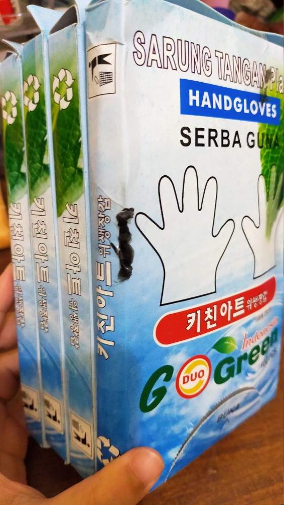 Sarung Tangan Plastik Hand Gloves Serbaguna