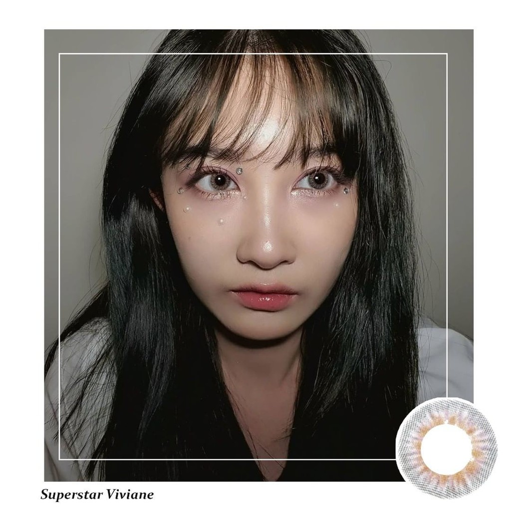 [PILIH LOKAL] Superstar Viviane softlens warna bulanan