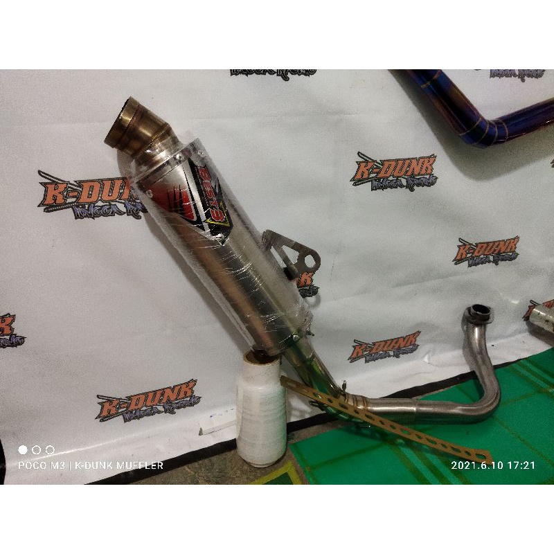 Knalpot racing Best3 Honda beat scoopy leher atas