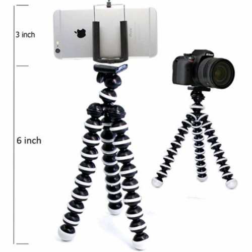 Tripod HP Kamera Gorilla Pod Z-02 Tongsis 10.3 Inch Stand Holder Handphone Portable OCEANMART OCEAN MART Murah Grosir