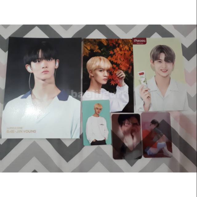 OFFICIAL POSTCARD PHOTOCARD PC BAEJIN BAE JINYOUNG WANNA ONE