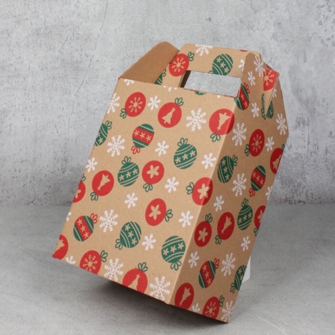 

( 10 Pcs ) Dus Natal Jinjing Box Kotak Makan Thinwall 1000ml Isi 3 Kardus Packaging Hampers Parsel Christmas Dus 18x12x23cm