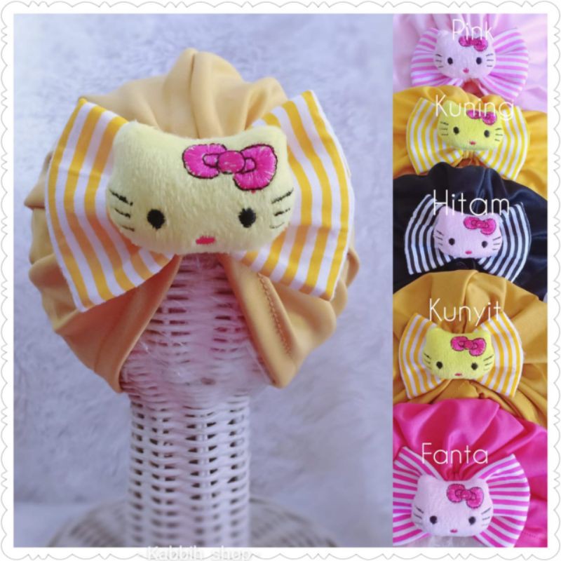 Turban anak Hello Kitty