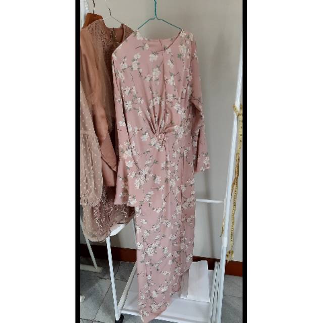 Gamis Floral Pink Dress