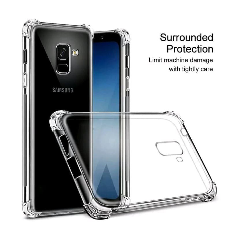 SAMSUNG A9 2018/A7 2018/A6/A6 PLUS/A8 PLUS/A6+/A8+ CASE ANTI CRACK KERAS, FUZE HARD CLEAR