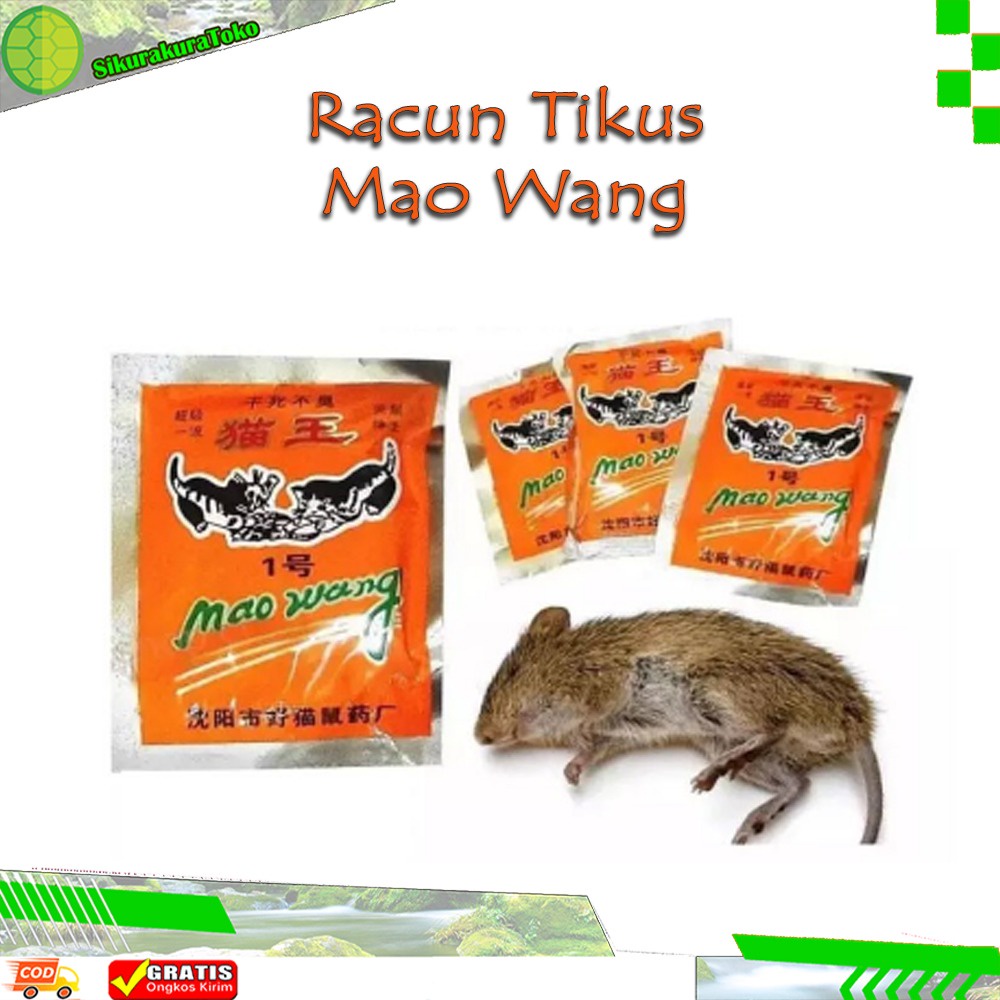 (SKR) RACUN TIKUS MAO WANG pembunuh pembasmi tikus ampuh mati ditempat