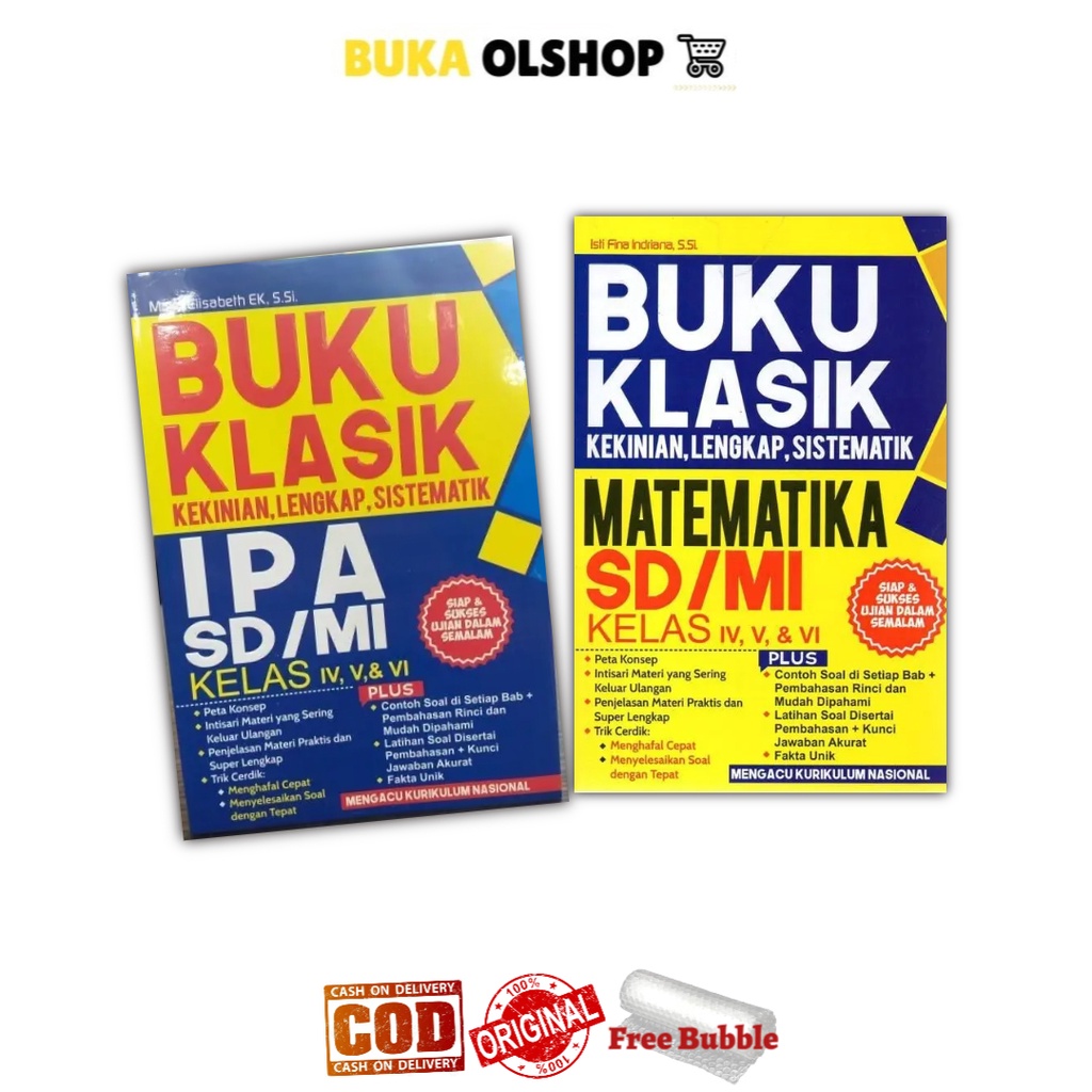 Buku Klasik IPA MATEMATIKA SD Rumus Matematika IPA SD