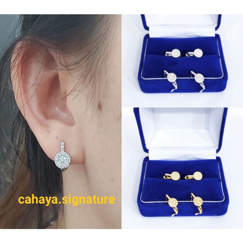 ANTING JEPIT DEWASA PERAK 925 LAPIS MAS