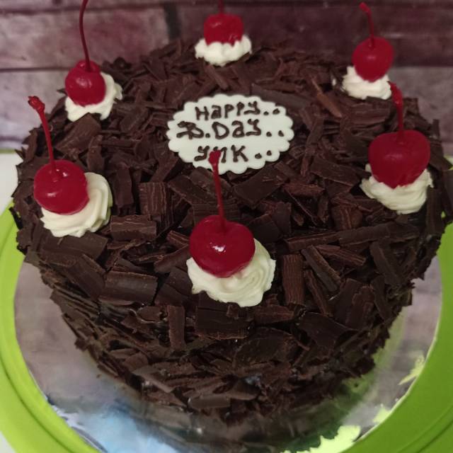 Cake ultah full coklat