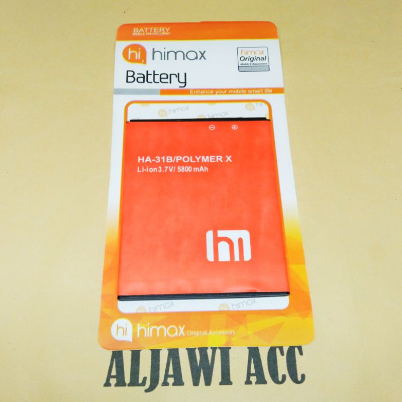 Baterai bt batre battery Himax Polymer X HA-31B Original Battery Hp