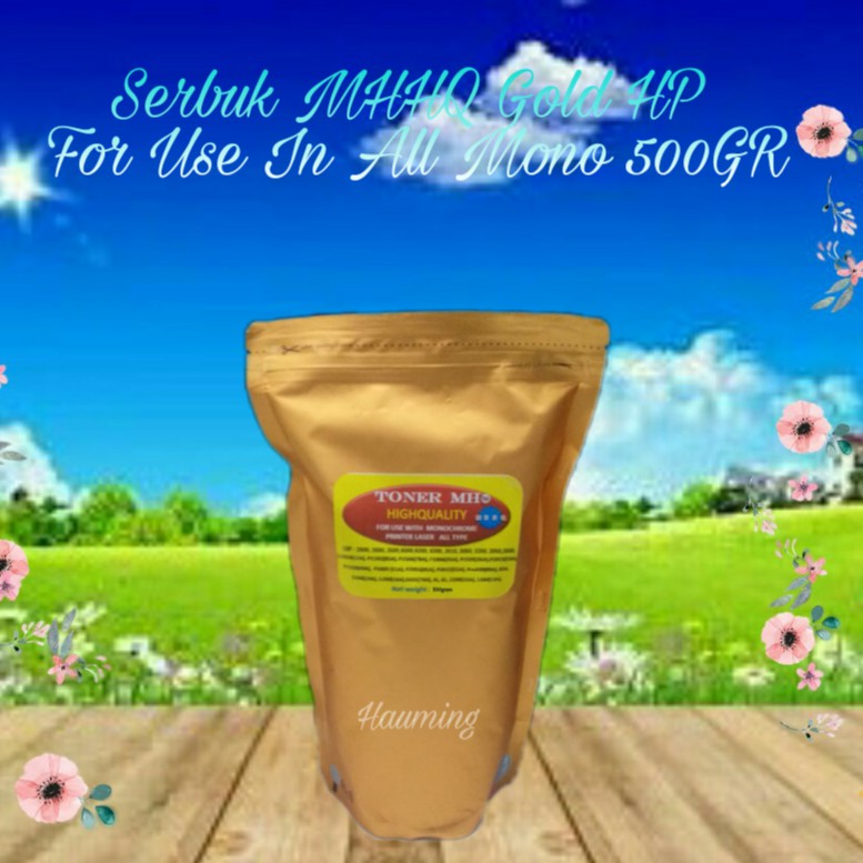 Serbuk Toner HP MHHQ Gold For Use ALL Monocrome 500gr