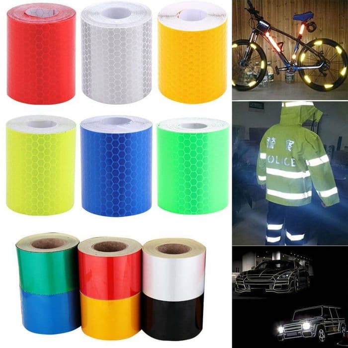 STIKER NYALA Kir Lolos Dishub Untuk Mobil Box Engkel Bok Reflektor Pemantul Cahaya Stiker Mobil Box