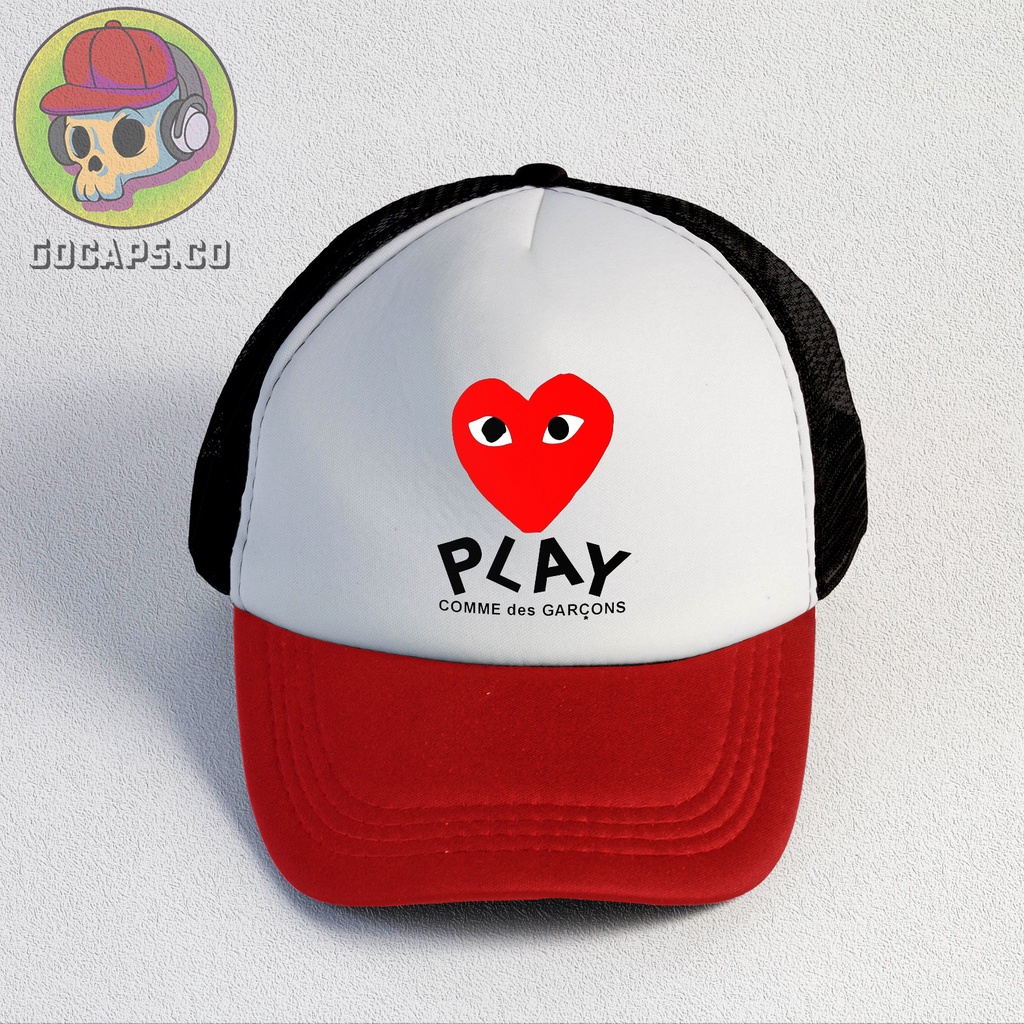 CDG | Trucker Hat | Topi Pria | Trucker | Baseball | Brand | Topi Jaring | Gocaps