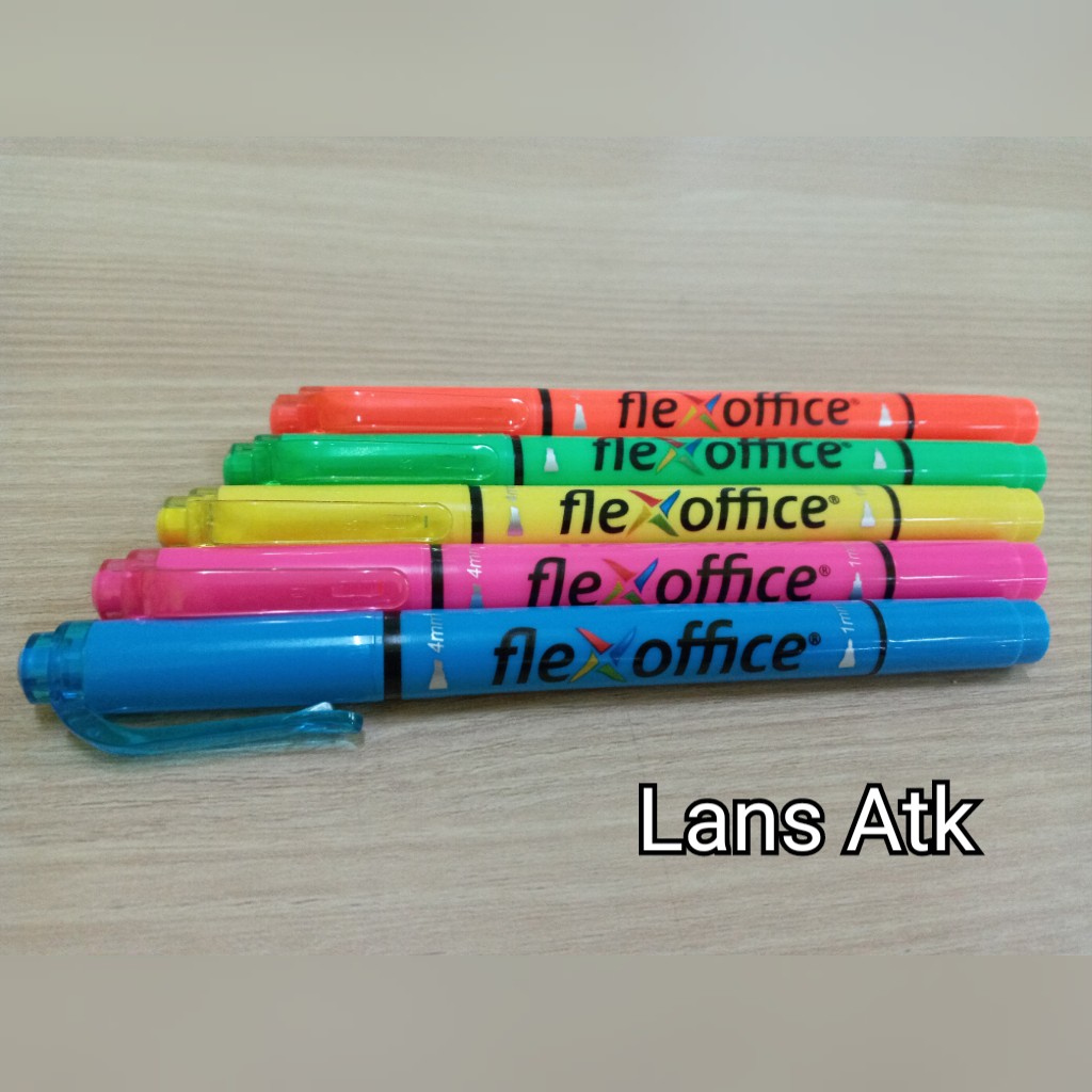 

Stabilo Flexoffice Highlighter FO-HL01 Memiliki 2 Mata Pena